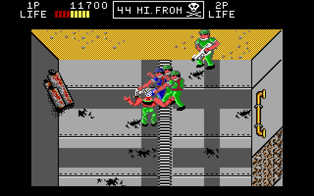 Ikari III: The Rescue IBM PC/Compatibles Screenshot: Watch out for the guy with the gun...
