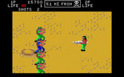 Ikari III: The Rescue for IBM PC/Compatibles - Attack from behind! That gun I stole will help here...