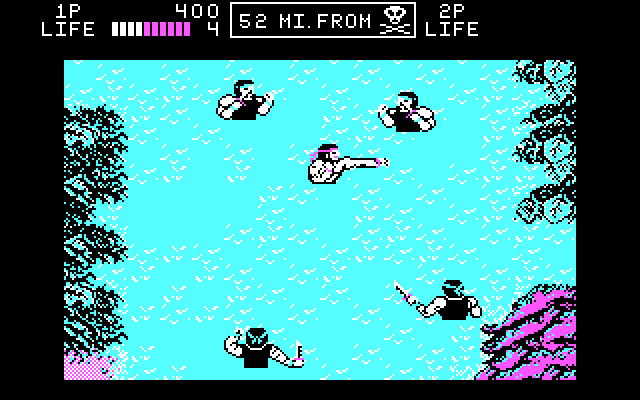 Ikari III: The Rescue IBM PC/Compatibles Screenshot: I'm surrounded!