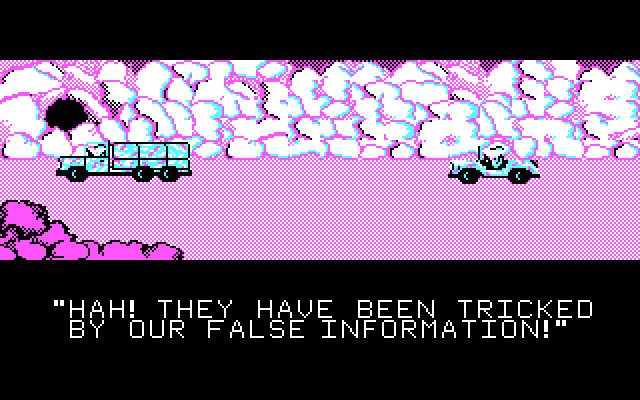 Ikari III: The Rescue IBM PC/Compatibles Screenshot: Game introduction.