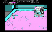 Ikari III: The Rescue for IBM PC/Compatibles - Attacking a large tank...