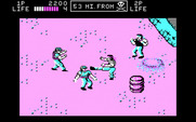 Ikari III: The Rescue for IBM PC/Compatibles - Kicking an opponent...