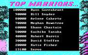 Ikari III: The Rescue for IBM PC/Compatibles - High scores.
