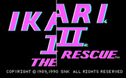 Ikari III: The Rescue for IBM PC/Compatibles - Title screen.