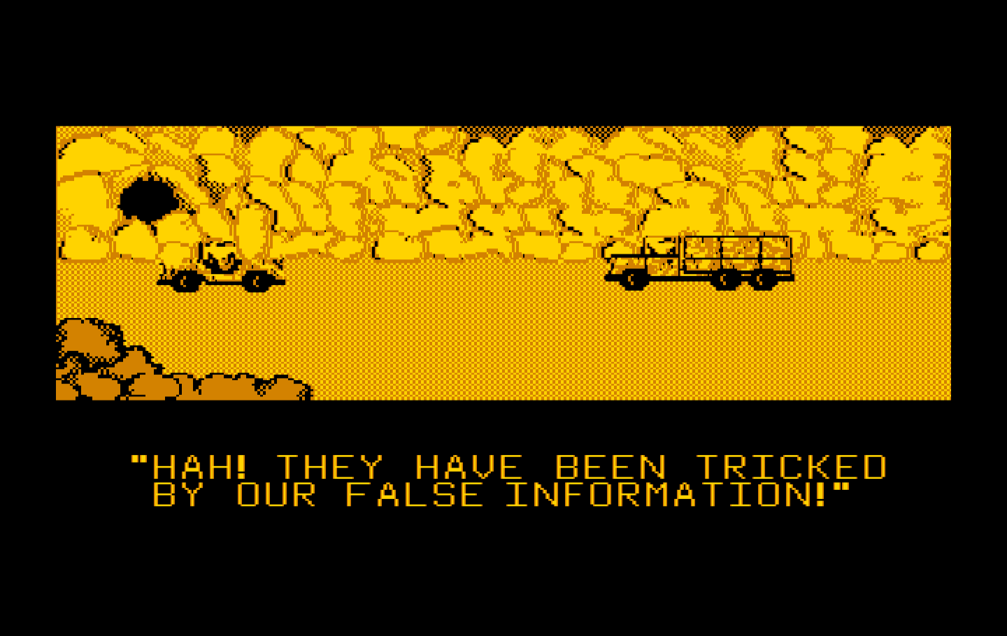 Ikari III: The Rescue IBM PC/Compatibles Screenshot: Game introduction.