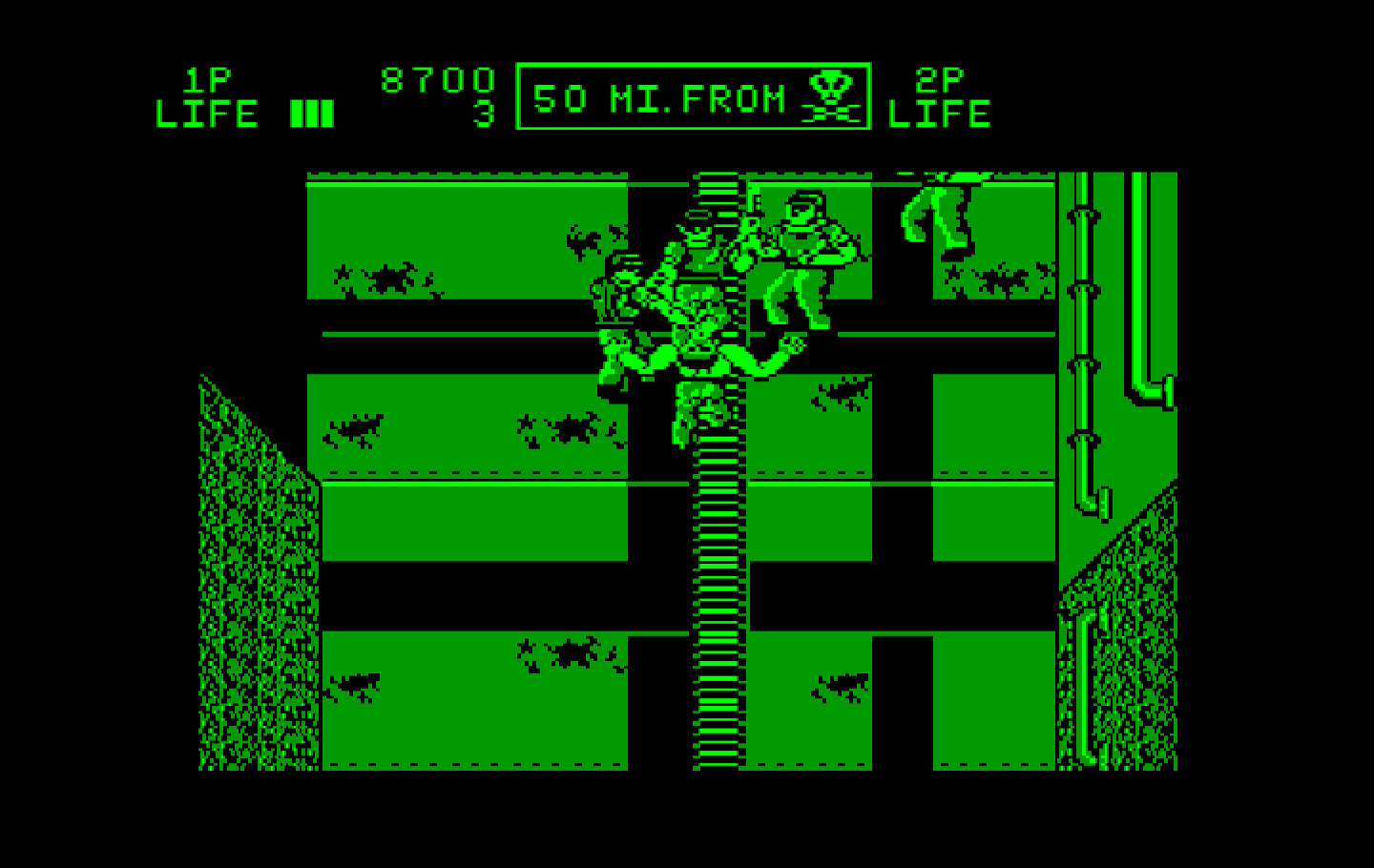 Ikari III: The Rescue IBM PC/Compatibles Screenshot: I'm being attacked!