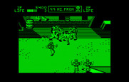 Ikari III: The Rescue for IBM PC/Compatibles - Fighting to get into the next area...