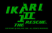 Ikari III: The Rescue for IBM PC/Compatibles - Title screen.