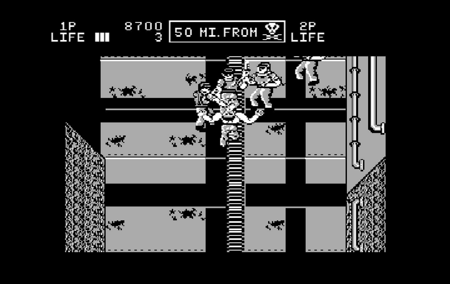 Ikari III: The Rescue IBM PC/Compatibles Screenshot: I'm being attacked!