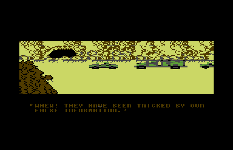 Ikari III: The Rescue Commodore 64 Screenshot: Game introduction.