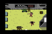 Ikari III: The Rescue for Commodore 64 - Multiple types of opponents appear at once sometimes.