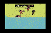 Ikari III: The Rescue for Commodore 64 - You'll fight on land and in water!