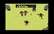 Ikari III: The Rescue for Commodore 64 - Be careful of the guys with flame throwers!