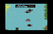 Ikari III: The Rescue for Commodore 64 - Making my way down a river...