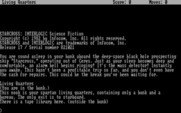 Starcross for IBM PC/Compatibles - Title screen and game start.