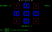Mind Boggle for IBM PC/Compatibles - Flipper - A game in progress.