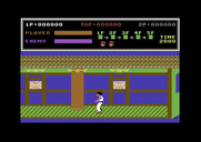 Kung-Fu Master for Commodore 64 - Game start.