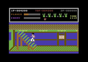 Kung-Fu Master for Commodore 64 - Climbing the stairs to level 2...