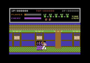 Kung-Fu Master for Commodore 64 - Three against one!