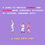 Kung-Fu Master for Arcade - Game attract mode.