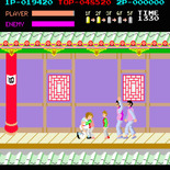 Kung-Fu Master for Arcade - When caught, you need to escape before your energy runs out...