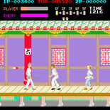 Kung-Fu Master for Arcade - Here's the first end of level boss...