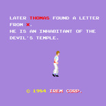 Kung-Fu Master for Arcade - Sylvia has been captured!