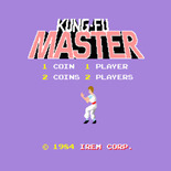 Kung-Fu Master for Arcade - Title screen.