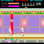 Kung-Fu Master for Arcade - Ouch! This guy throws knives...