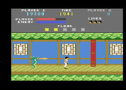 Kung-Fu Master for Atari 7800 - Fire breathing dragons appear on the second floor!