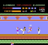 Kung-Fu Master for NES / Famicom - Attacked from all directions!