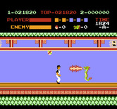 Kung-Fu Master for NES / Famicom - Watch out for fire breathing dragons!