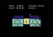 Elevator Action for Commodore 64 - Game start.