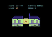 Elevator Action for Commodore 64 - Round 3 start.