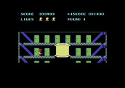 Elevator Action for Commodore 64 - Hey, who turned out the lights?