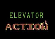 Elevator Action for Commodore 64 - Title screen.