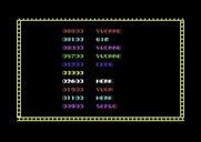 Elevator Action for Commodore 64 - Game over; here's the high scores.