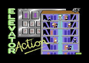 Elevator Action for Commodore 64 - Loading screen.