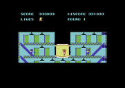 Elevator Action for Commodore 64 - Don't get caught in the crossfire!