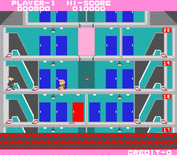 Elevator Action for Arcade - Ducking under a bullet...