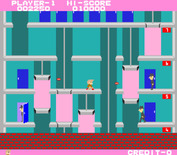 Elevator Action for Arcade - Jump and duck over incoming bullets...
