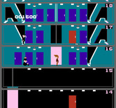 Elevator Action for NES / Famicom - End of the line for this elevator...