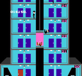 Elevator Action for NES / Famicom - I was shot!