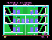 Elevator Action for Sega SG-1000 - 500 points for locating intel!