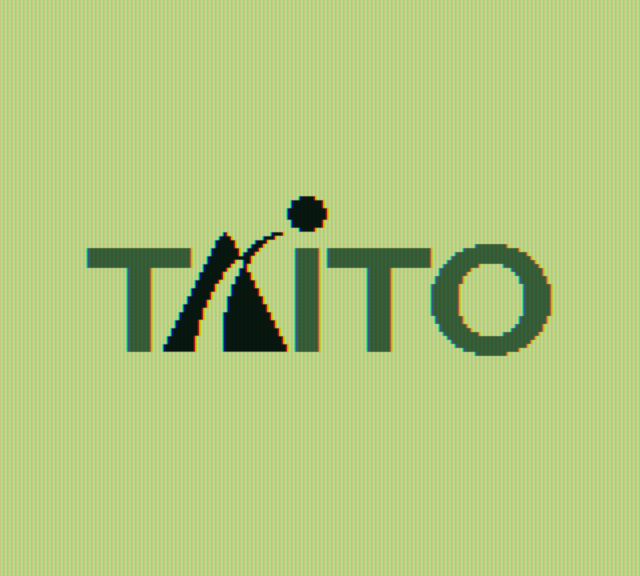Elevator Action Game Boy Screenshot: Taito logo screen.