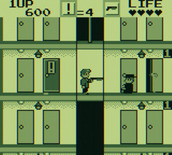 Elevator Action for Game Boy - Ride elevators, and blast opponents!