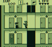 Elevator Action for Game Boy - The game begins!
