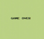 Elevator Action for Game Boy - Game over.