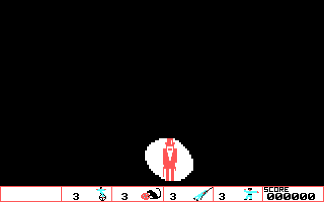 Circus Games IBM PC/Compatibles Screenshot: The ringleader lets you select one of the games to play.