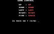 Circus Games for IBM PC/Compatibles - You can set up your own key combinations to play the game with.